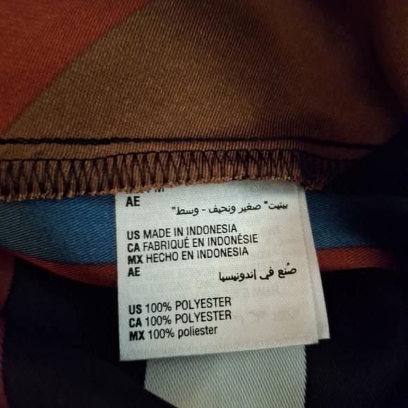 INC International Concepts Women's Multicolor Striped Wrap Blouse - Picture 7 of 7